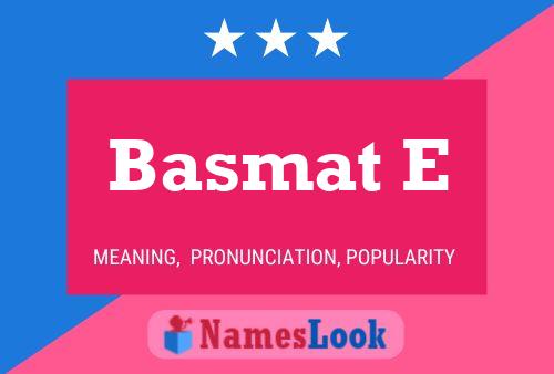 Basmat E Name Poster