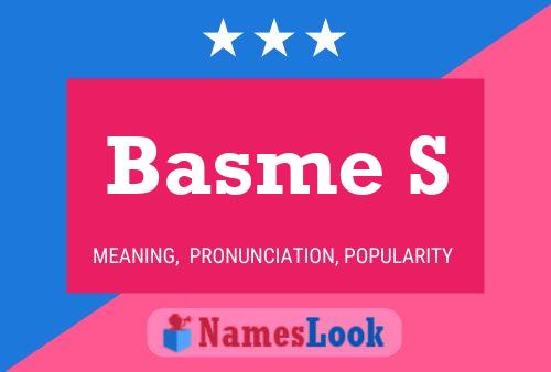 Basme S Name Poster