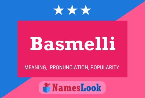 Basmelli Name Poster