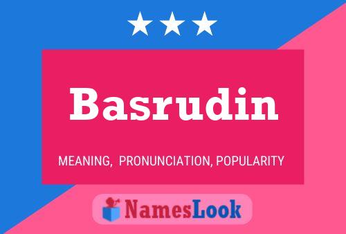 Basrudin Name Poster