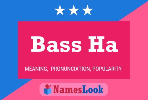 Bass Ha Name Poster