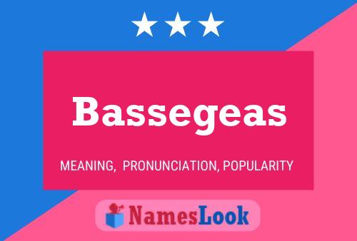 Bassegeas Name Poster