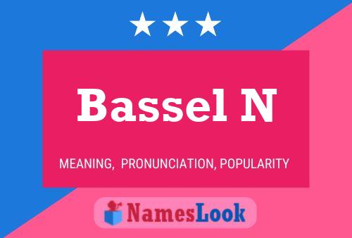 Bassel N Name Poster