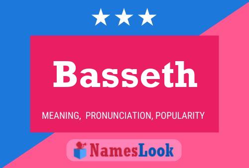 Basseth Name Poster