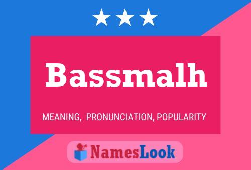 Bassmalh Name Poster