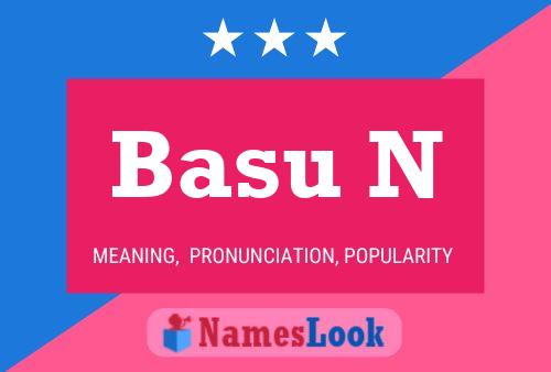 Basu N Name Poster