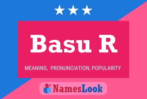 Basu R Name Poster