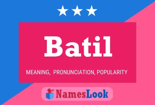 Batil Name Poster