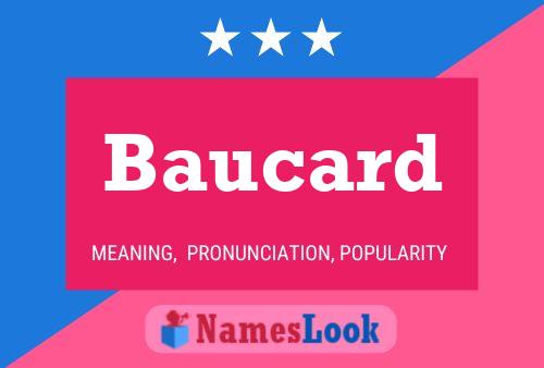 Baucard Name Poster