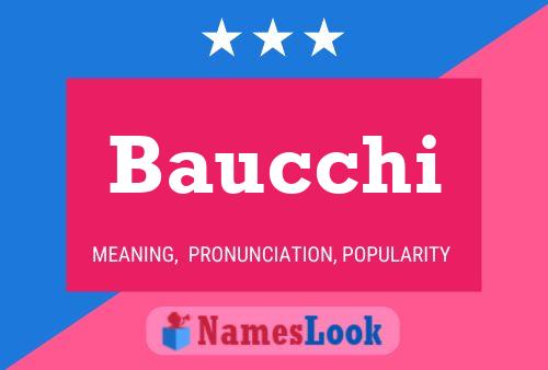 Baucchi Name Poster