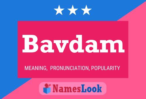 Bavdam Name Poster