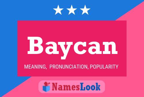 Baycan Name Poster