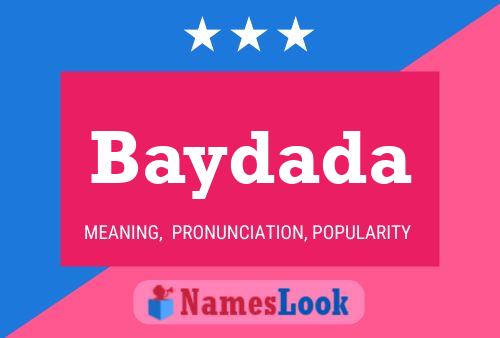 Baydada Name Poster