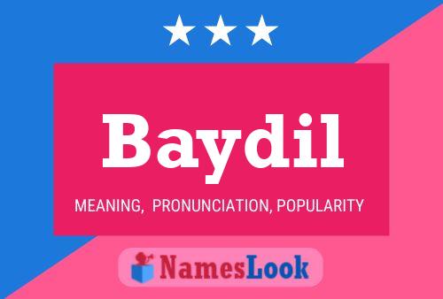 Baydil Name Poster