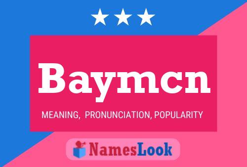 Baymcn Name Poster