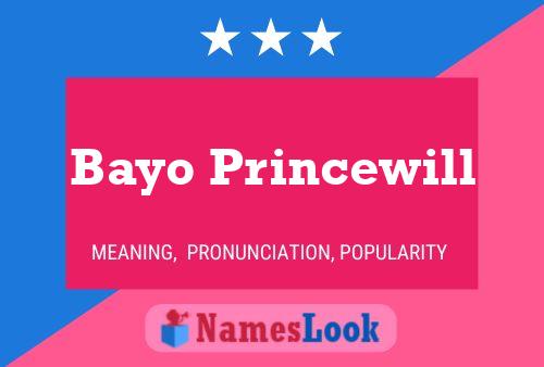 Bayo Princewill Name Poster