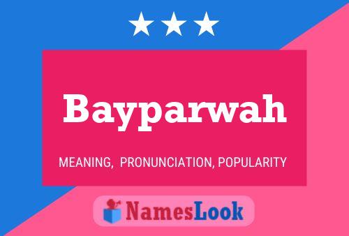 Bayparwah Name Poster