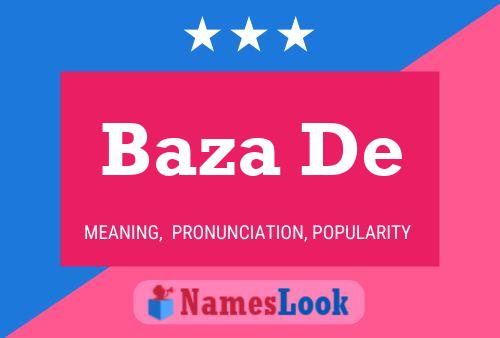 Baza De Name Poster