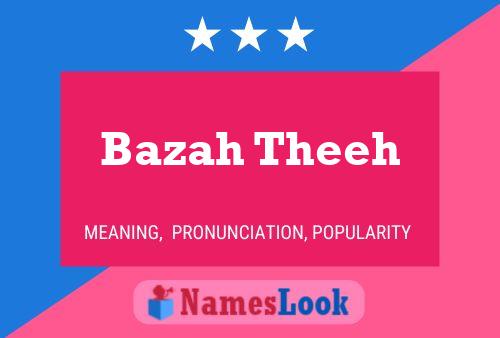 Bazah Theeh Name Poster