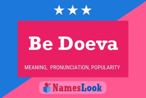 Be Doeva Name Poster