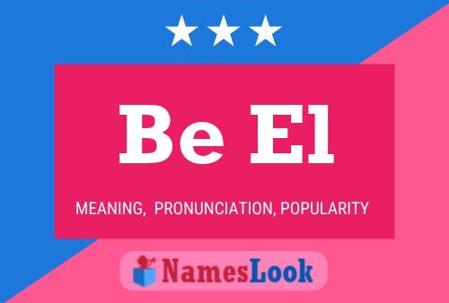 Be El Name Poster