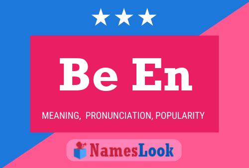 Be En Name Poster