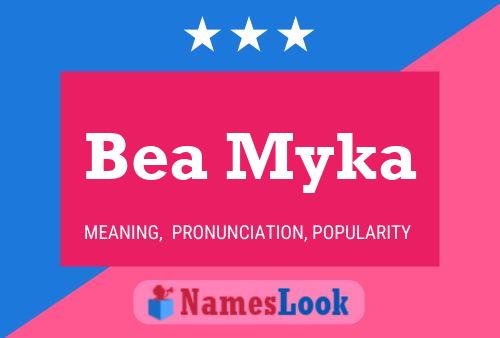 Bea Myka Name Poster