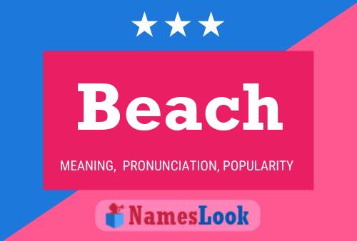 Beach Name Poster