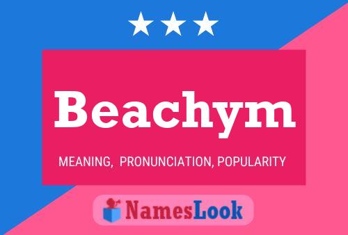 Beachym Name Poster