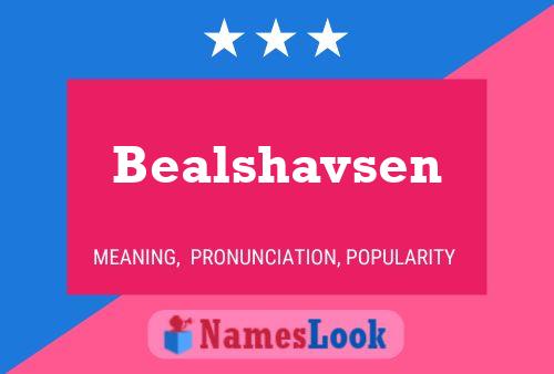 Bealshavsen Name Poster