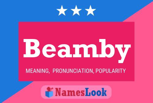 Beamby Name Poster