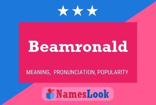 Beamronald Name Poster