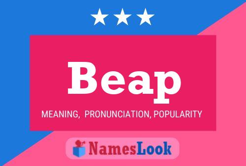 Beap Name Poster