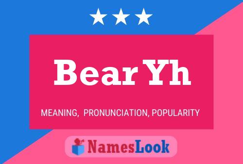 Bear Yh Name Poster