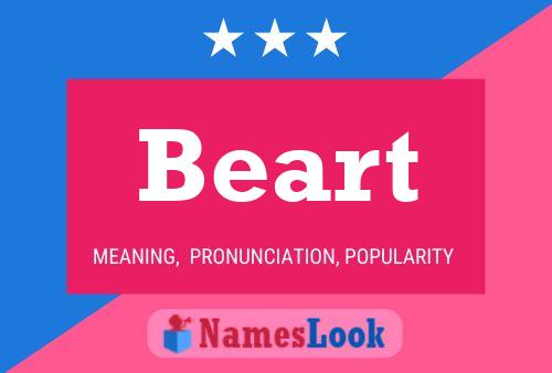 Beart Name Poster