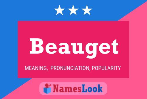 Beauget Name Poster