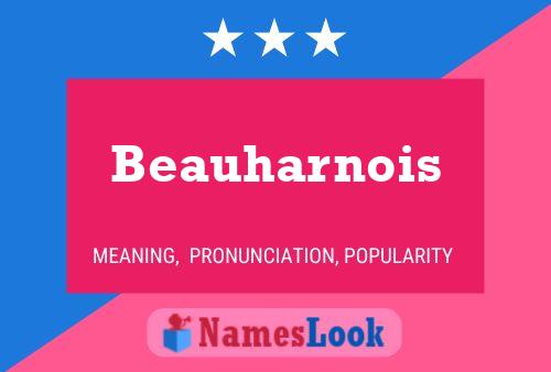 Beauharnois Name Poster