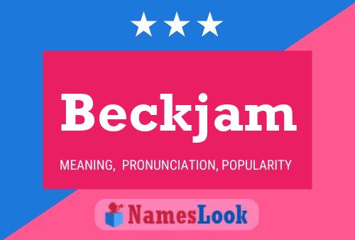 Beckjam Name Poster