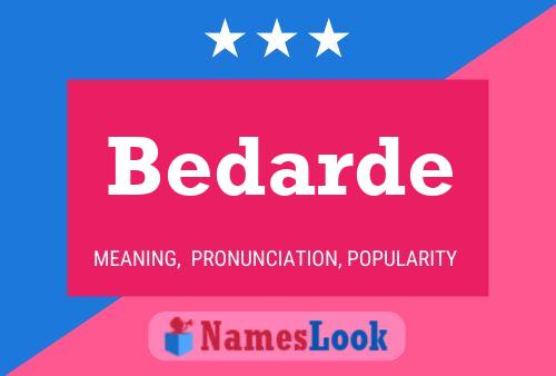 Bedarde Name Poster