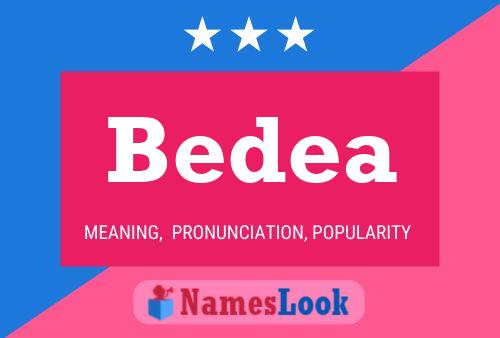 Bedea Name Poster