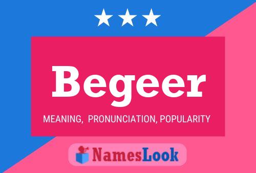 Begeer Name Poster