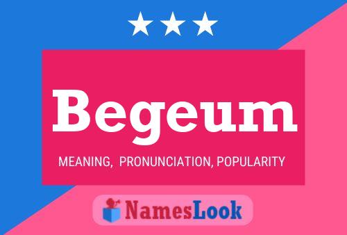 Begeum Name Poster