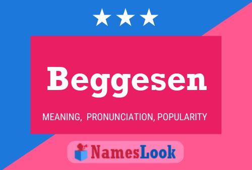 Beggesen Name Poster