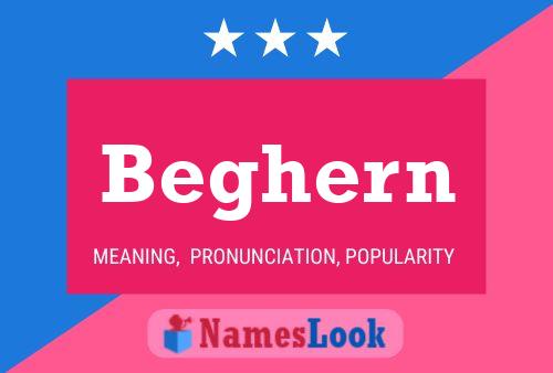 Beghern Name Poster