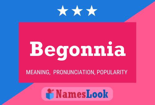 Begonnia Name Poster