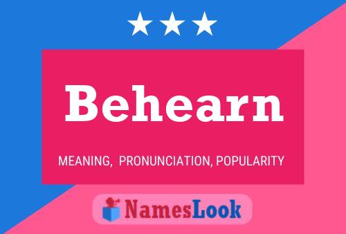 Behearn Name Poster