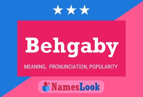 Behgaby Name Poster