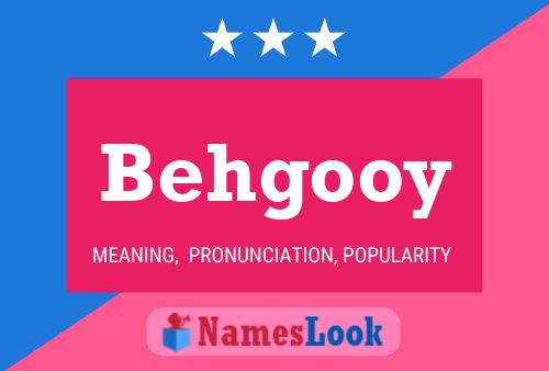 Behgooy Name Poster