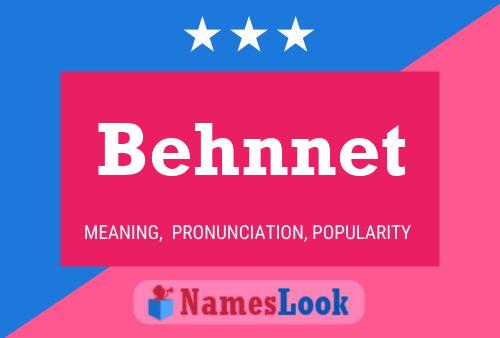 Behnnet Name Poster