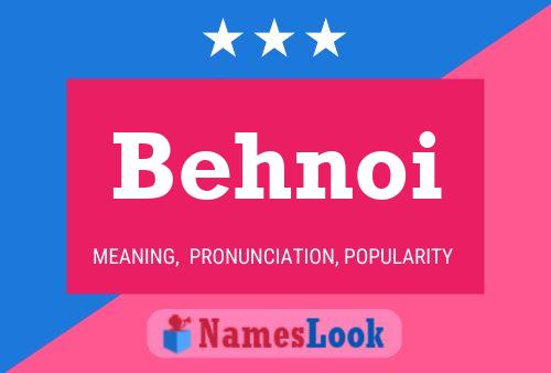 Behnoi Name Poster